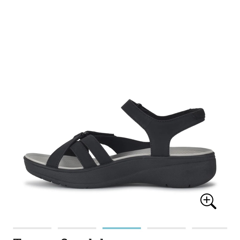Baretraps Women’s Tracey Wedge Sandals Size 9.5 M Shoes Black - New in Box - Picture 6 of 11